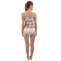 Abstract T- Shirt Honeycomb Pattern 6 Wrap Around Bikini Top View2