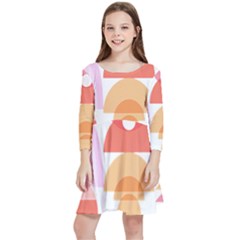 Bowl T- Shirt Bowls T- Shirt Kids  Quarter Sleeve Skater Dress by maxcute