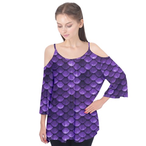 Purple Scales! Flutter Tees by fructosebat
