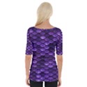 Purple Scales! Wide Neckline Tee View2