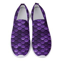 Purple Scales! Women s Slip On Sneakers by fructosebat