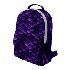 Purple Scales! Flap Pocket Backpack (large) by fructosebat