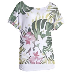 Hawaii T- Shirt Hawaii Bloom Creative T- Shirt Women s Oversized Tee by maxcute