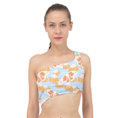 Monarch Butterflies T- Shirt Monarch Butterfly On Yellow Coneflowers T- Shirt Spliced Up Bikini Top  by maxcute