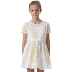 Stones T- Shirt Sticks And Stones T- Shirt Kids  Short Sleeve Pinafore Style Dress by maxcute