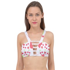 Summer Fruits Pattern T- Shirt Summer Fruit T- Shirt Cage Up Bikini Top by maxcute