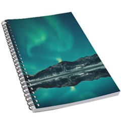 Blue And Green Sky And Mountain 5 5  X 8 5  Notebook by Jancukart