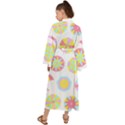 Umbrella T- Shirt Summer Vacation  Umbrella Pattern (funny) T- Shirt Maxi Kimono View2
