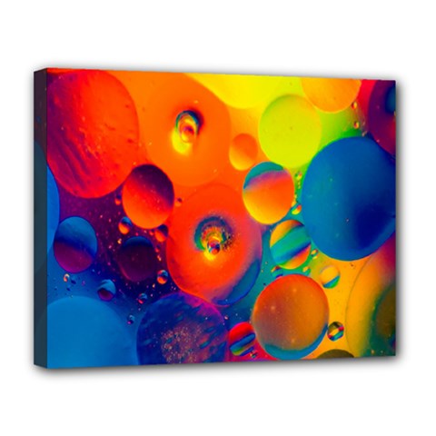 Colorfull Pattern Canvas 14  X 11  (stretched) by artworkshop
