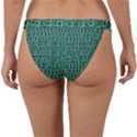 Painted Flowers In Beautiful Style And So Stylish Band Bikini Bottom View2