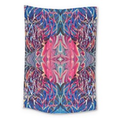 Abstract Arabesque Large Tapestry by kaleidomarblingart