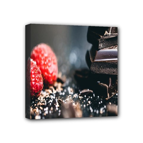 Chocolate Dark Mini Canvas 4  X 4  (stretched) by artworkshop