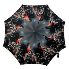 Chocolate Dark Hook Handle Umbrellas (medium) by artworkshop