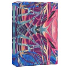 Cobalt Arabesque Playing Cards Single Design (rectangle) With Custom Box by kaleidomarblingart