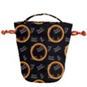 Abstract Pattern Background Drawstring Bucket Bag View2