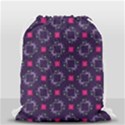 Geometric Pattern Retro Style Drawstring Bag (Small) View2