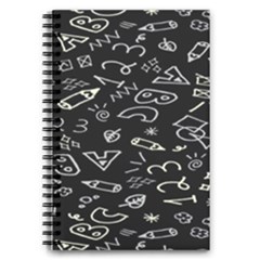 Background Graphic Abstract Pattern 5 5  X 8 5  Notebook by Ravend