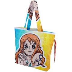 Nami Lovers Money Drawstring Tote Bag by designmarketalsprey31