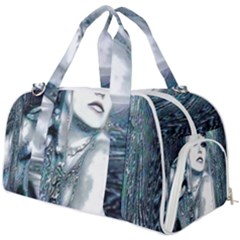 Sapphire Slime Burner Gym Duffel Bag by MRNStudios