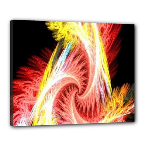 Fractalflowers Canvas 20  X 16  (stretched) by Sparkle