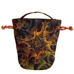 Digitalartflower Drawstring Bucket Bag by Sparkle