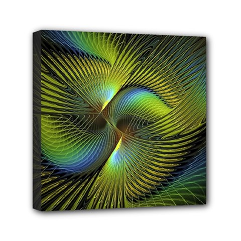 Digitalart  Waves Mini Canvas 6  X 6  (stretched) by Sparkle