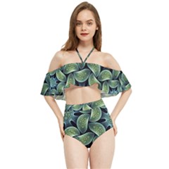 Digitalartflower Halter Flowy Bikini Set  by Sparkle