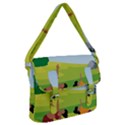 Mother And Daughter Yoga Art Celebrating Motherhood And Bond Between Mom And Daughter. Buckle Messenger Bag View1