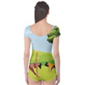 Mother And Daughter Yoga Art Celebrating Motherhood And Bond Between Mom And Daughter. Boyleg Leotard  View2