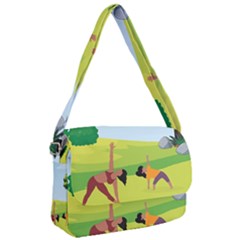 Mother And Daughter Y Courier Bag by SymmekaDesign
