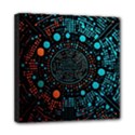 Big Data Abstract Abstract Background Mini Canvas 8  x 8  (Stretched) View1