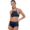 Big Data Abstract Abstract Background High Waist Tankini Set View1