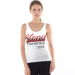 Blondie One Way Or Another 1978-01 Tank Top by thenyshirt