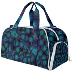 Background Abstract Textile Design Burner Gym Duffel Bag by Ravend