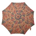 Leaves Pattern Abstract Circles Dots Ornament Hook Handle Umbrellas (Medium) View1