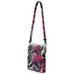 Gothic Floral Skeletons Multi Function Travel Bag by GardenOfOphir