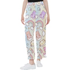 Pusheen Carebears Bears Cat Colorful Cute Pastel Pattern Women s Pants  by Sapixe