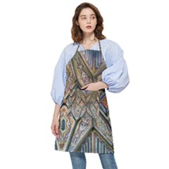 Church Ceiling Mural Architecture Pocket Apron by Ravend