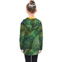 Abstract Pattern Design Art Fabric Decoration Kids  Double Breasted Button Coat View2