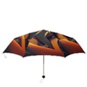 Swirls Abstract Watercolor Colorful Folding Umbrellas View3