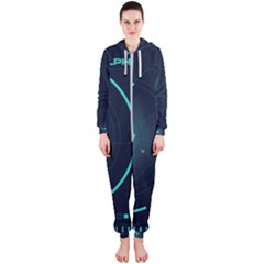 Sci Fi Computer Screen Hooded Jumpsuit (ladies) by Uceng