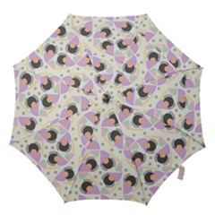 Pattern Pastel Drawing Art Hook Handle Umbrellas (medium) by Uceng