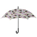 Pattern Pastel Drawing Art Hook Handle Umbrellas (Medium) View3