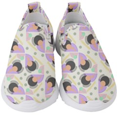 Pattern Pastel Drawing Art Kids  Slip On Sneakers by Uceng