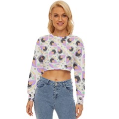 Pattern Pastel Drawing Art Lightweight Long Sleeve Sweatshirt by Uceng