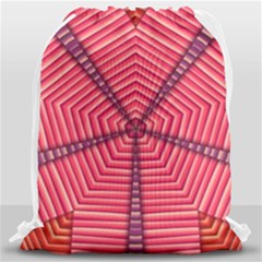 Art Pattern Design Wallpaper Drawstring Bag (large) by Uceng