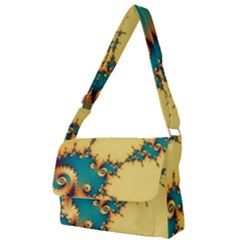 Fractal Art Fractals Digital Art Full Print Messenger Bag (s) by Uceng