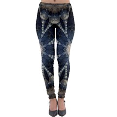Mandala Ornament Background Lightweight Velour Leggings by Uceng