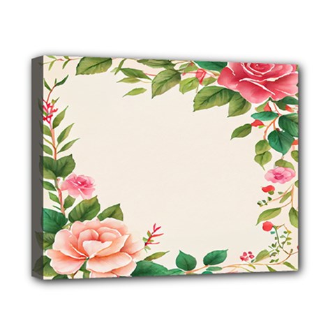 Watercolor Flower Canvas 10  X 8  (stretched) by artworkshop