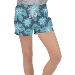 Graphic Design Wallpaper Abstract Velour Lounge Shorts by Ravend